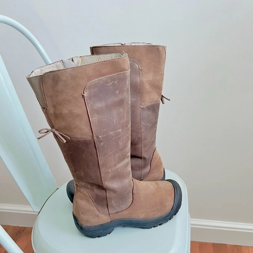 KEEN Shelby Leather Boots W9 - Picture 1 of 10